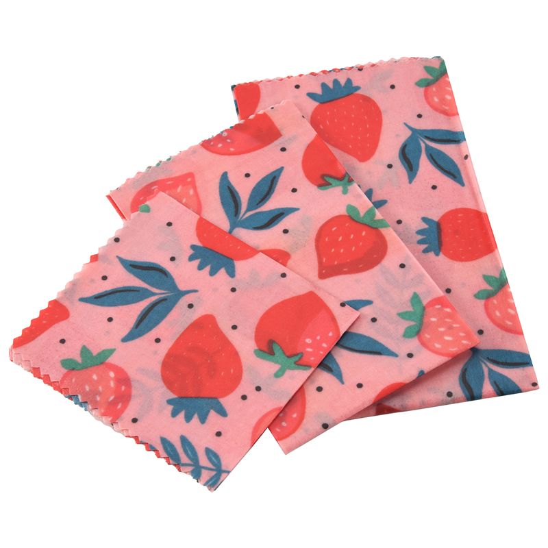 Beeswax Food Wrap - Многоразовая обертка из пчелиного воска A01F-1Set