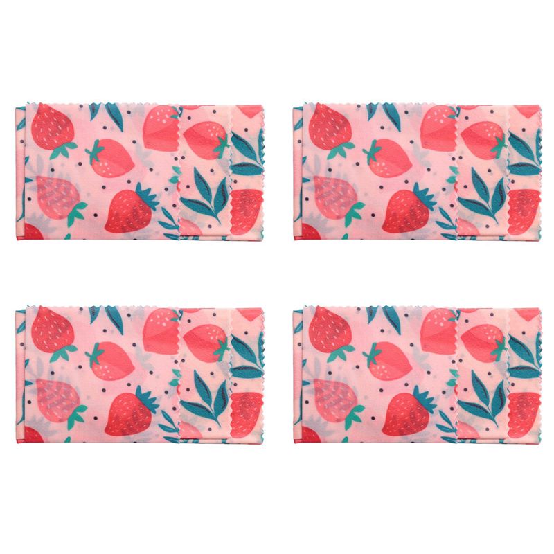 Beeswax Food Wrap - Многоразовая обертка из пчелиного воска B62B-4Set