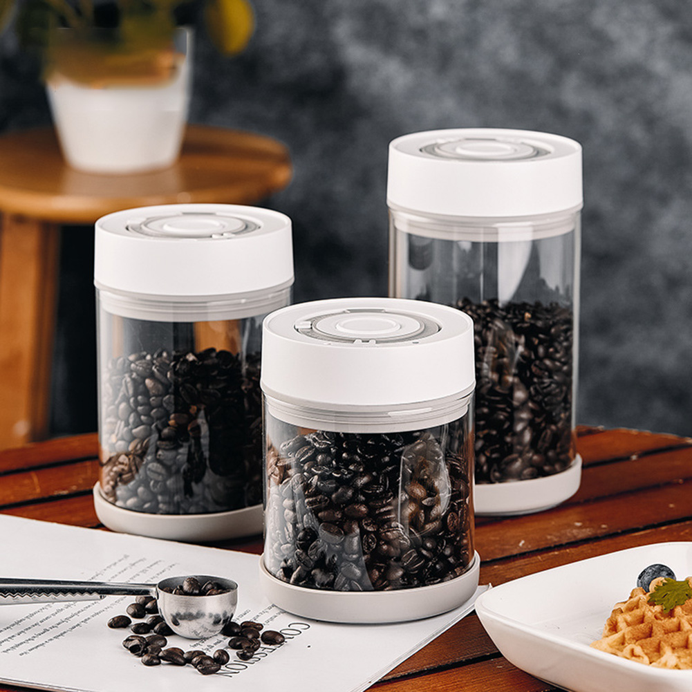 Food Storage Glass Jar - Кухонная влагостойкая стеклянная банка для кофейных
