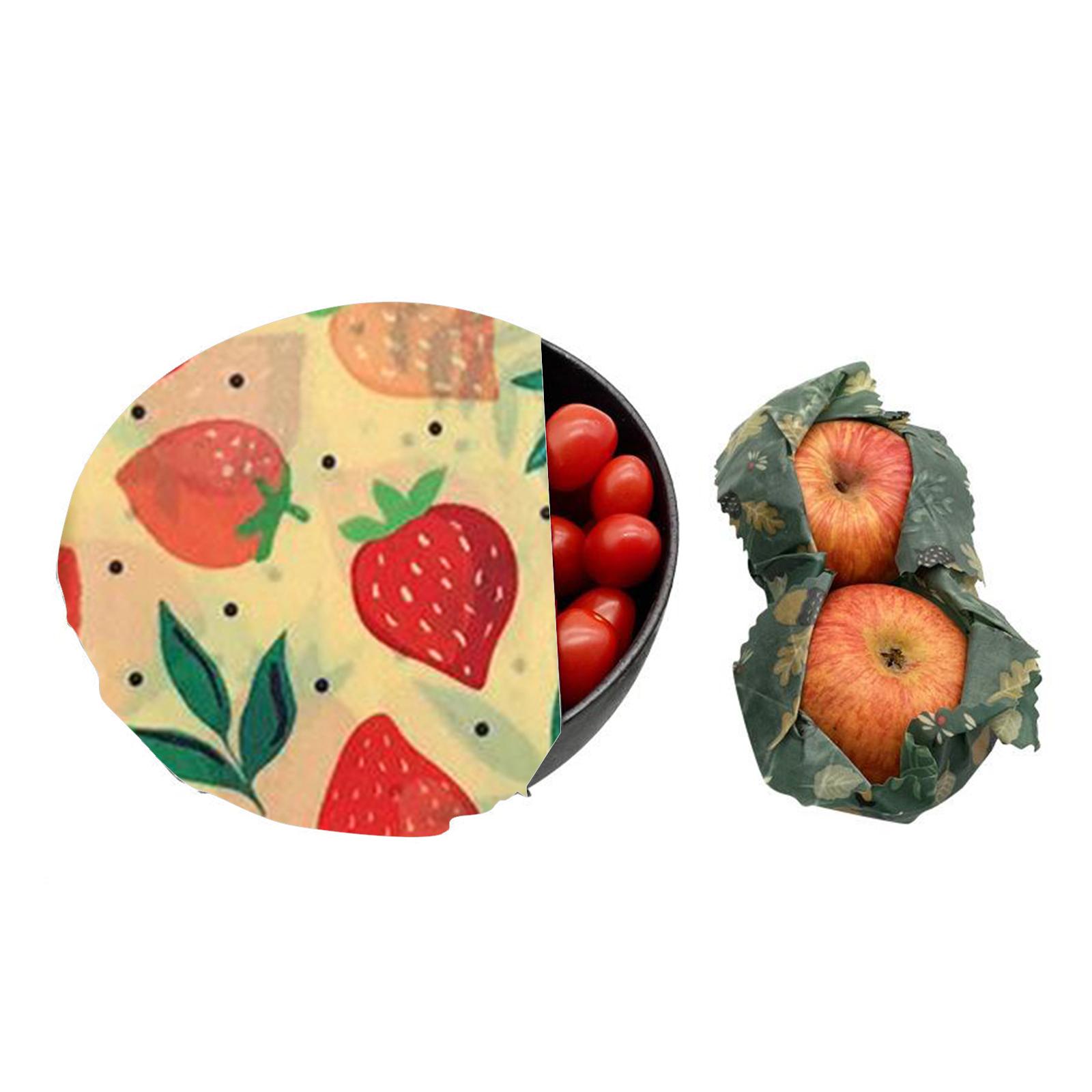 Beeswax Food Wrap - 4 шт. многоразовых чехлов для продуктов