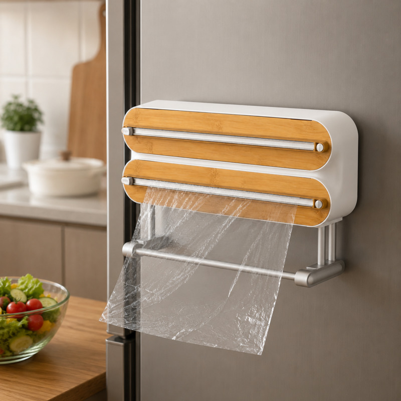 Food Storage Aluminum - Магнитный держатель-диспенсер для пищевой пленки и