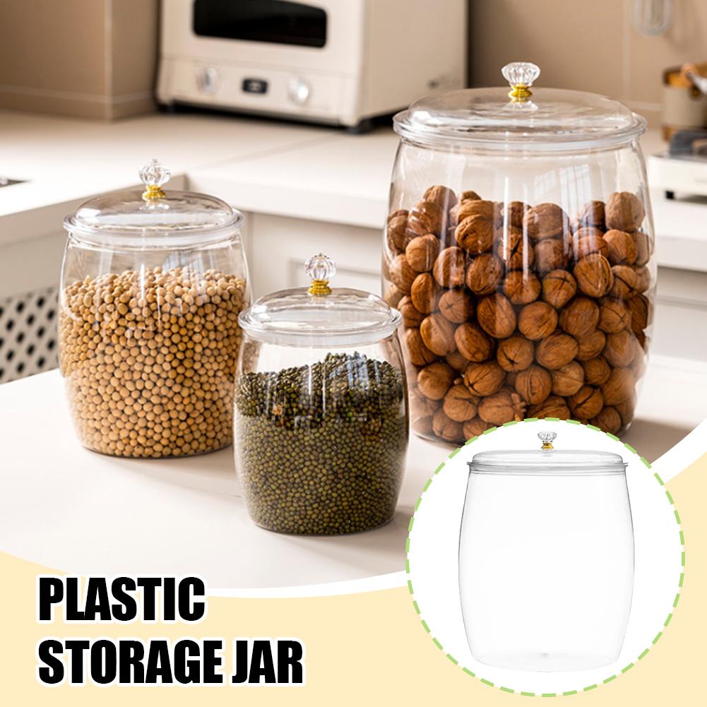 Food Storage Container - Большая прозрачная пластиковая герметичная банка с