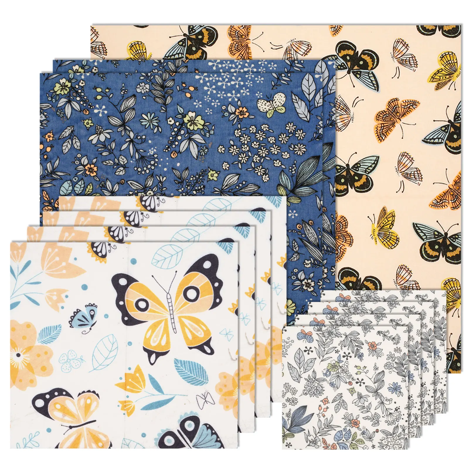 Beeswax Food Wrap - Набор из 11 многоразовых пищевых пленок