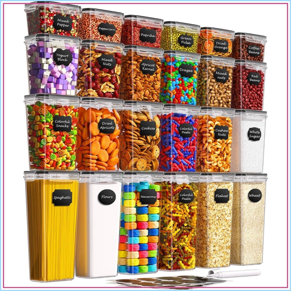 Food Storage Container - 24 герметичных контейнера для хранения продуктов