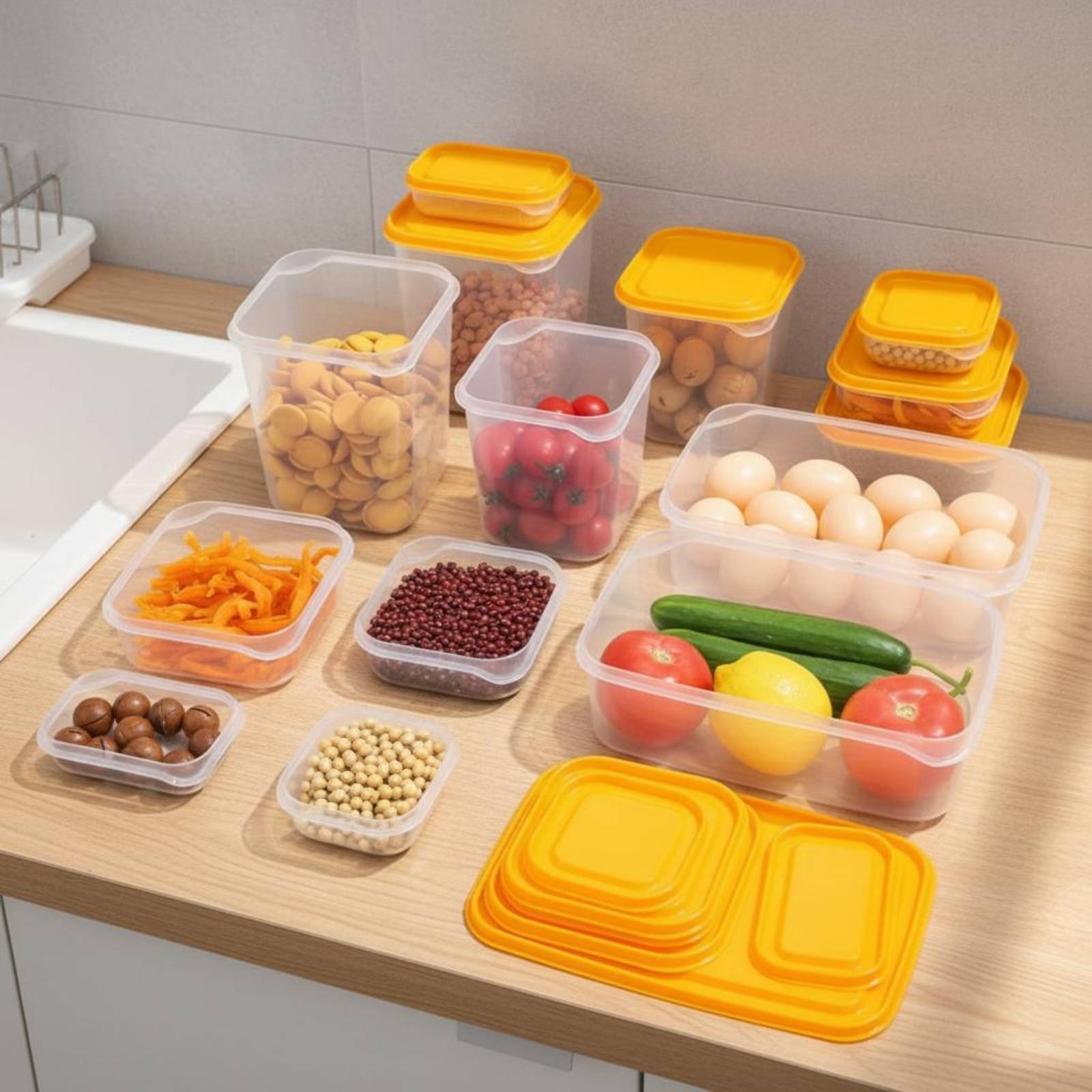 Набор из 17 герметичных пласти – обзор и цена Food Storage Container