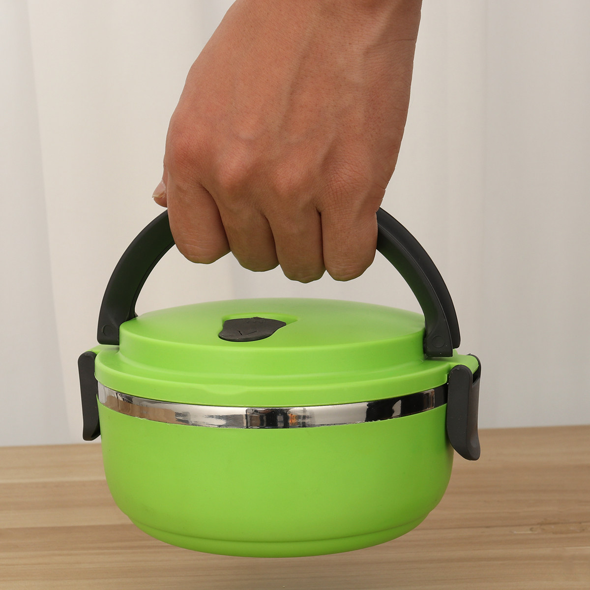 Двухслойный ланч-бокс из нержа – обзор и цена Food Storage With Lock