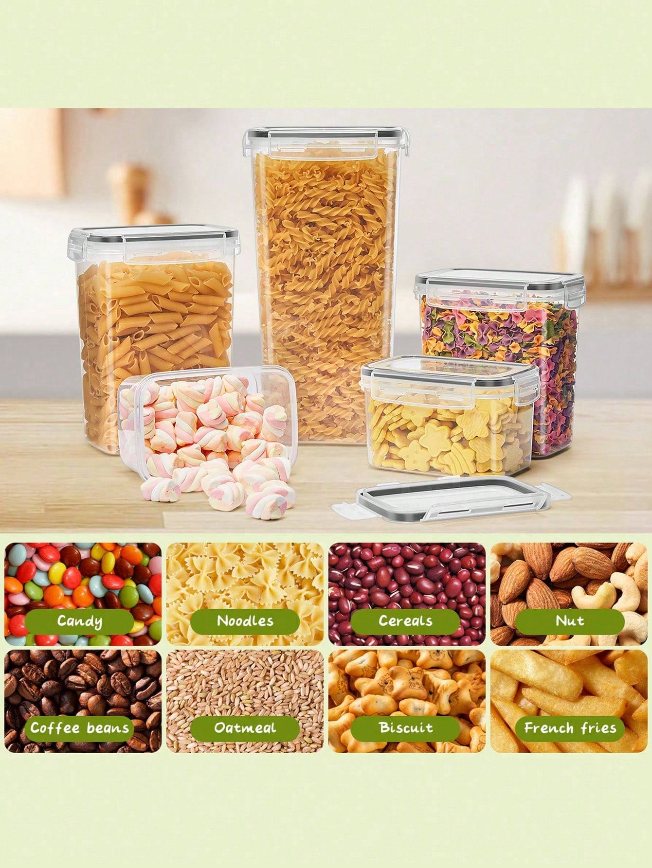 Набор из 48 герметичных контей – обзор и цена Food Storage With Lock