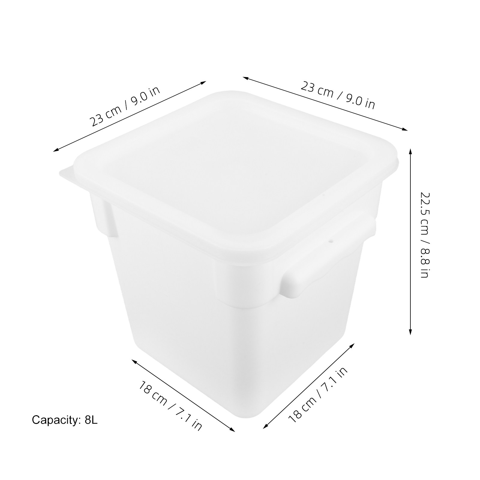 Квадратный пластиковый контейн – обзор и цена Food Storage Stackable Containers
