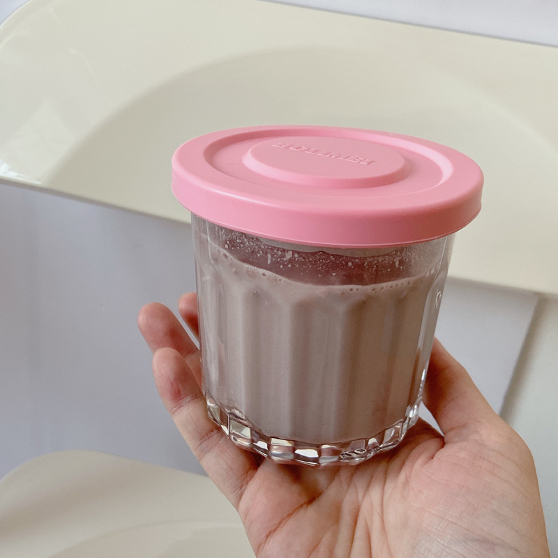 Цветная крышка, стеклянный гер – обзор и цена Food Storage Glass Jar