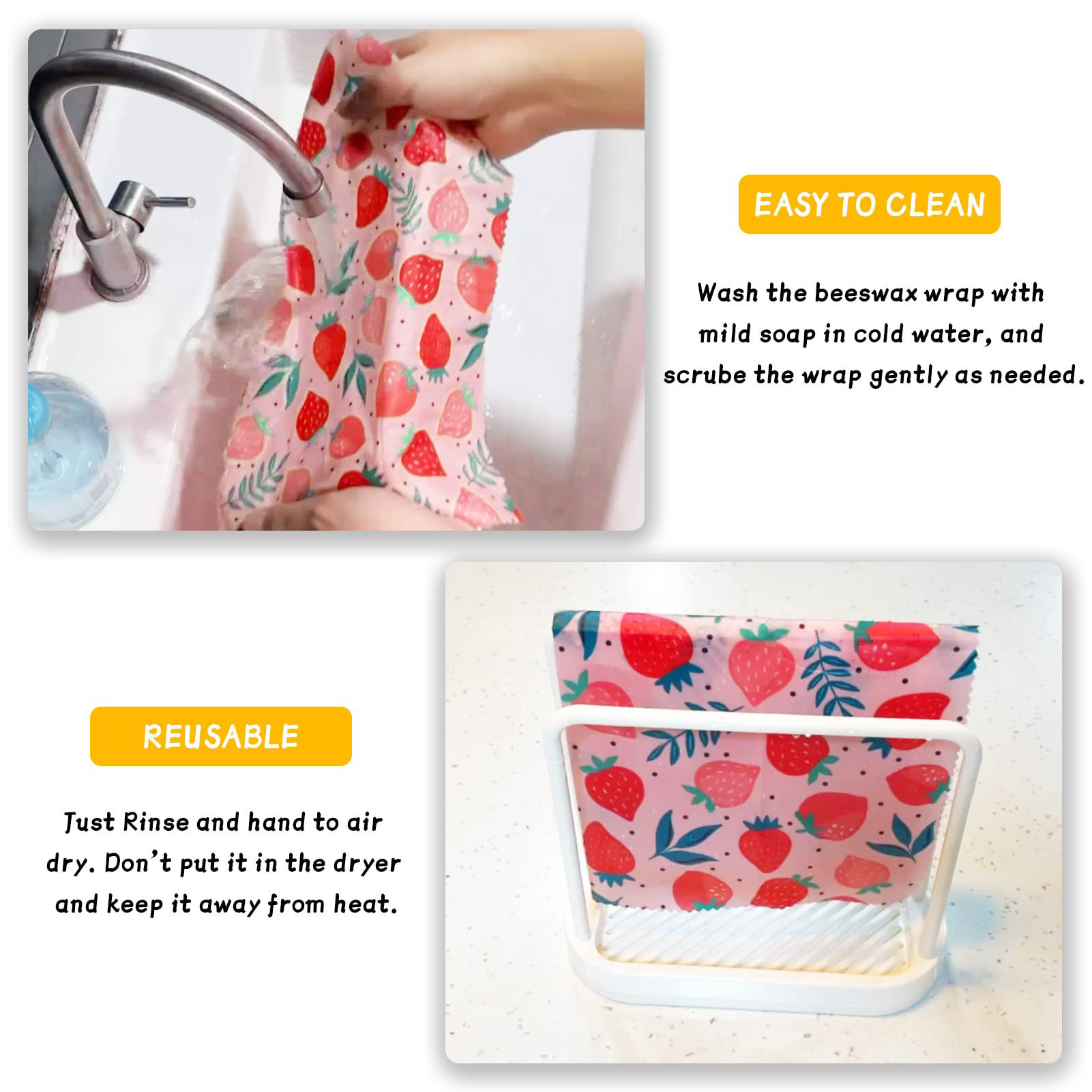 Многоразовые экологичные оберт – обзор и цена Beeswax Food Wrap