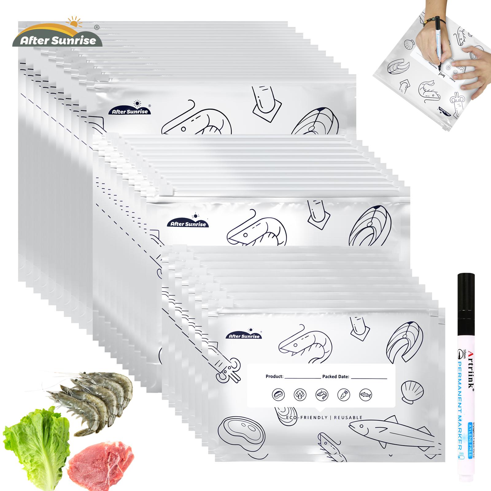 【Охлаждаемые продукты】Многораз – обзор и цена Food Storage Bags Reusable