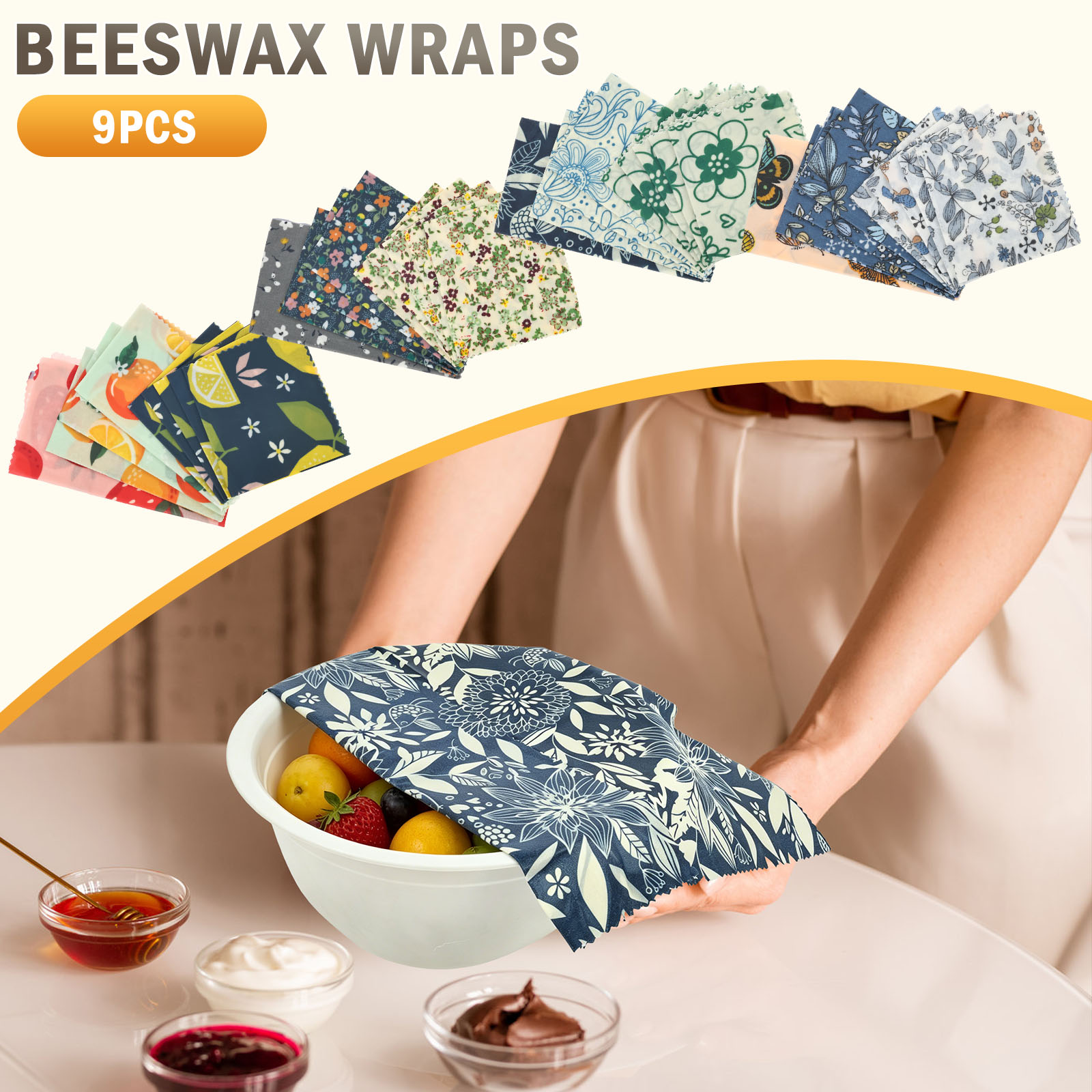 Набор из 9 органических восков – обзор и цена Beeswax Food Wrap