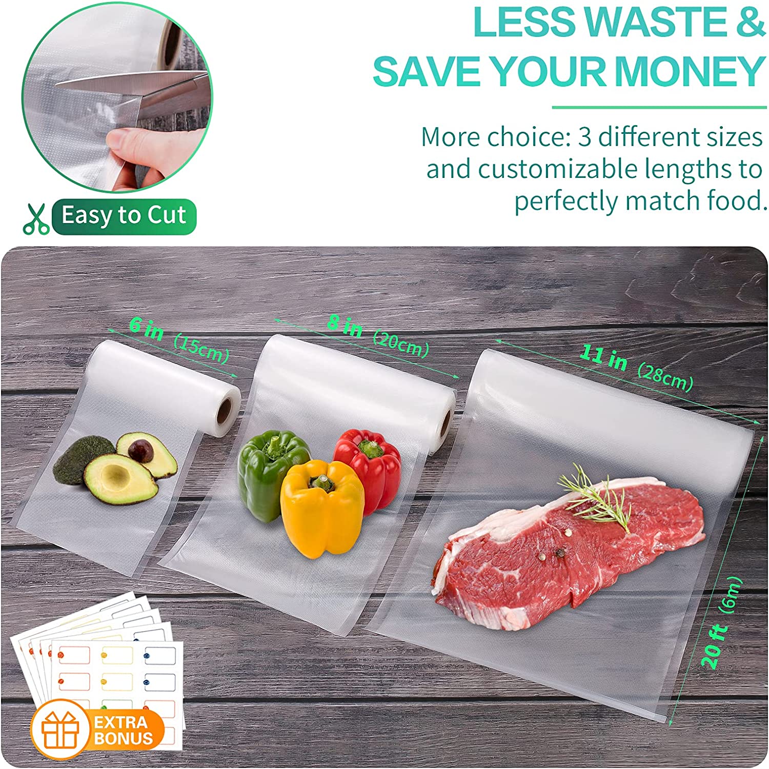 Пакеты для вакуумной упаковки  – обзор и цена Food Storage Bag Organizer