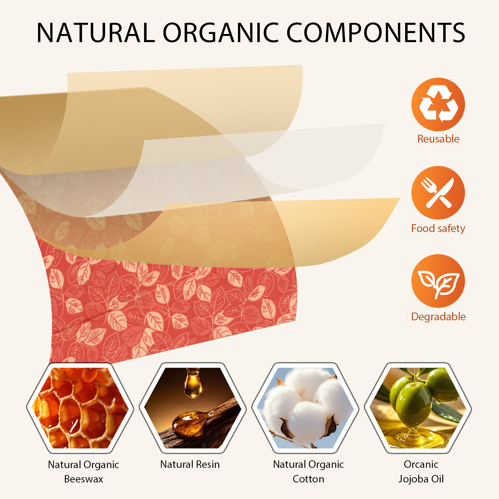 11 шт. многоразовых пищевых об – обзор и цена Beeswax Food Wrap