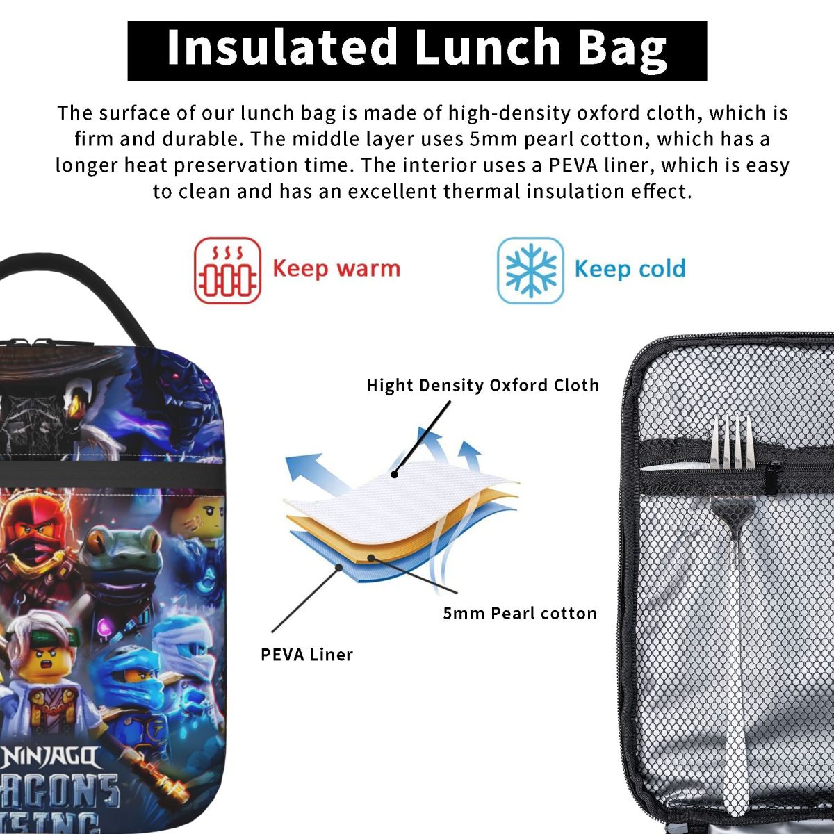 Многоразовые ланч-боксы Custom – обзор и цена Food Storage Bag Organizer