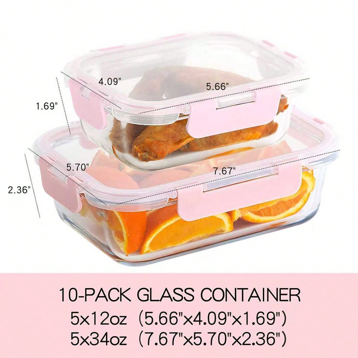 Набор из 10 стеклянных контейн – обзор и цена Food Storage Glass Jar
