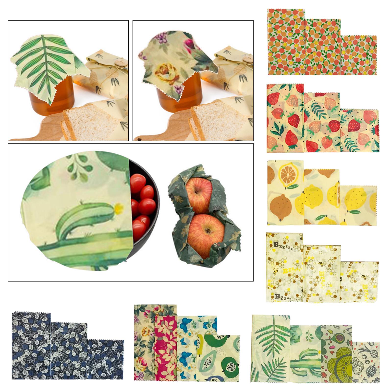 4 шт. многоразовых чехлов для  – обзор и цена Beeswax Food Wrap