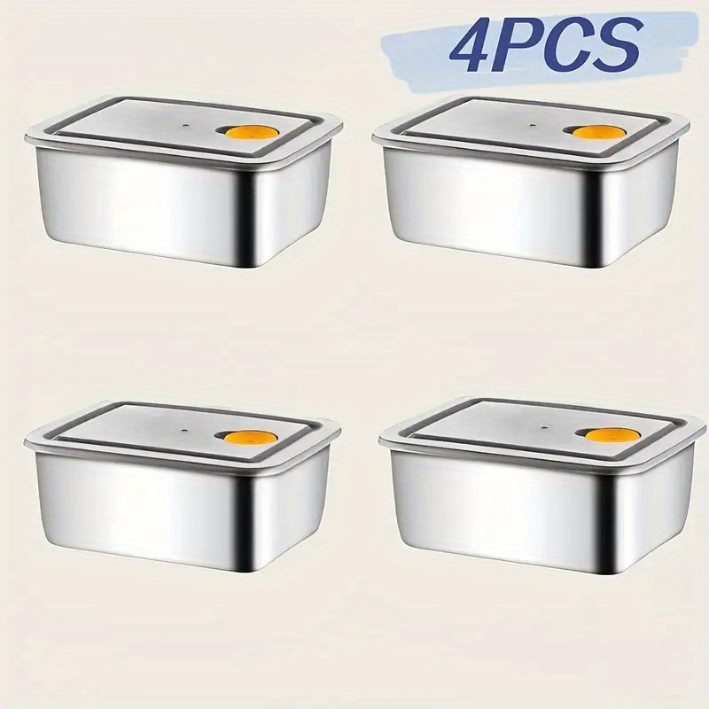 Набор из 4 контейнеров для хра – обзор и цена Food Storage Stackable Containers