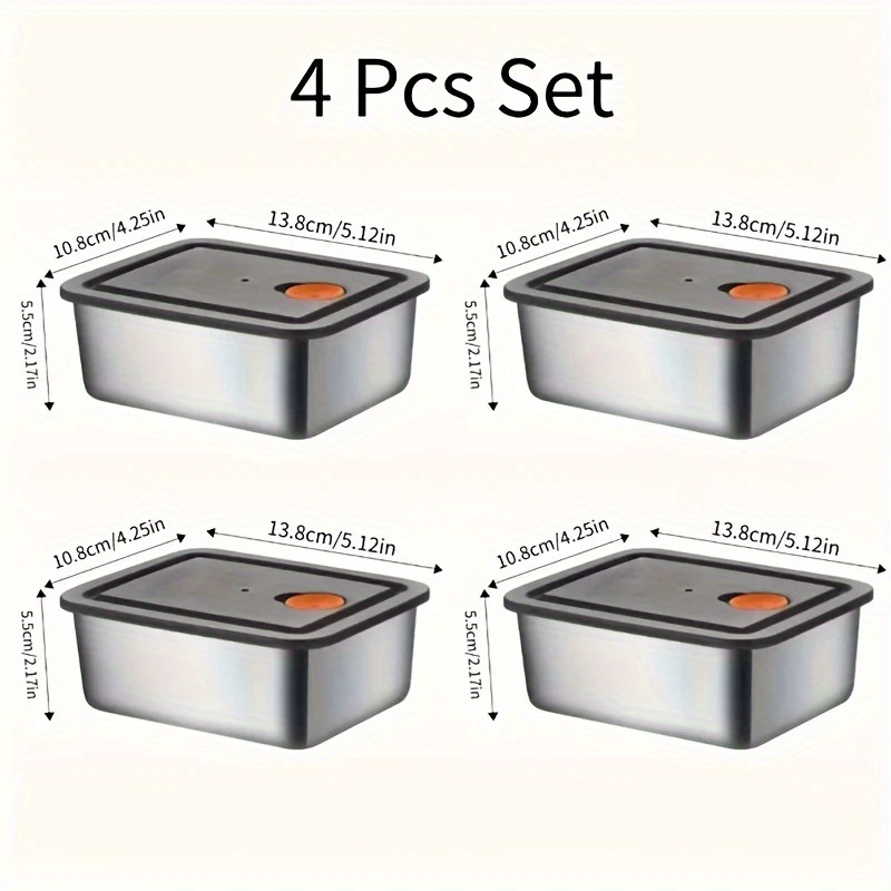 Набор из 4 контейнеров для хра – обзор и цена Food Storage Stackable Containers