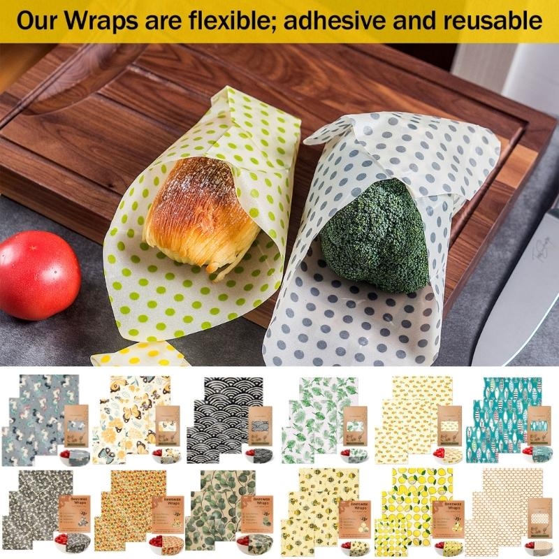 Практичный набор ткани из пчел – обзор и цена Beeswax Food Wrap