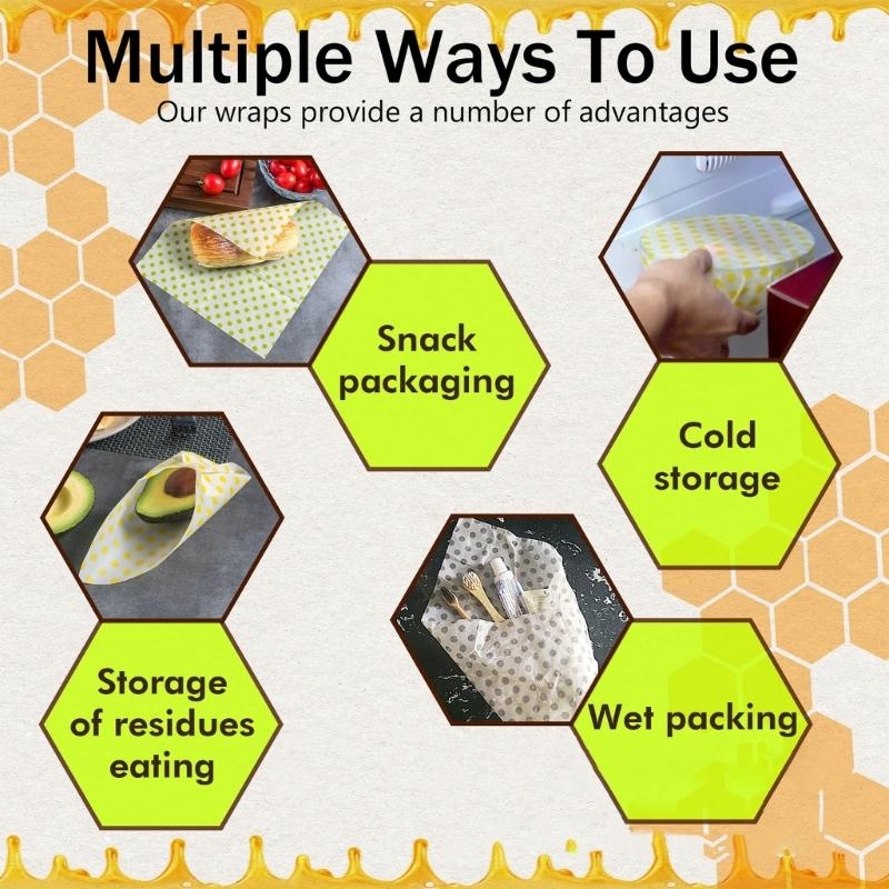 Практичный набор ткани из пчел – обзор и цена Beeswax Food Wrap