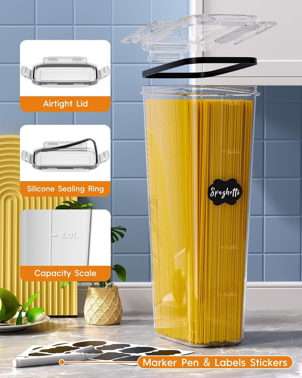 24 герметичных контейнера для  – обзор и цена Food Storage Container